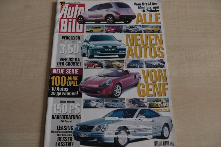 Deckblatt Auto Bild (09/1999)